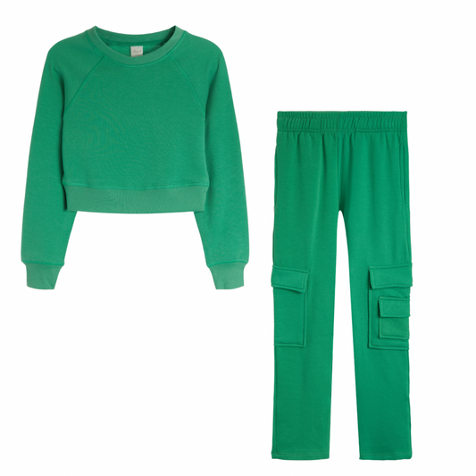 Cloud Straight Leg Cargo Pant - Green