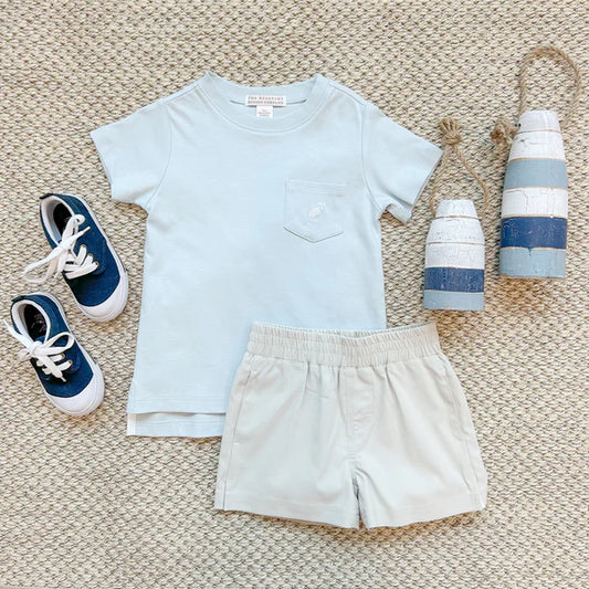 Prepletica Sheffield Shorts- Stone