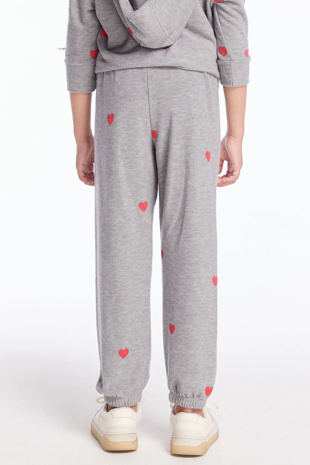 Tiny Hearts Sweatpant - Heather Grey