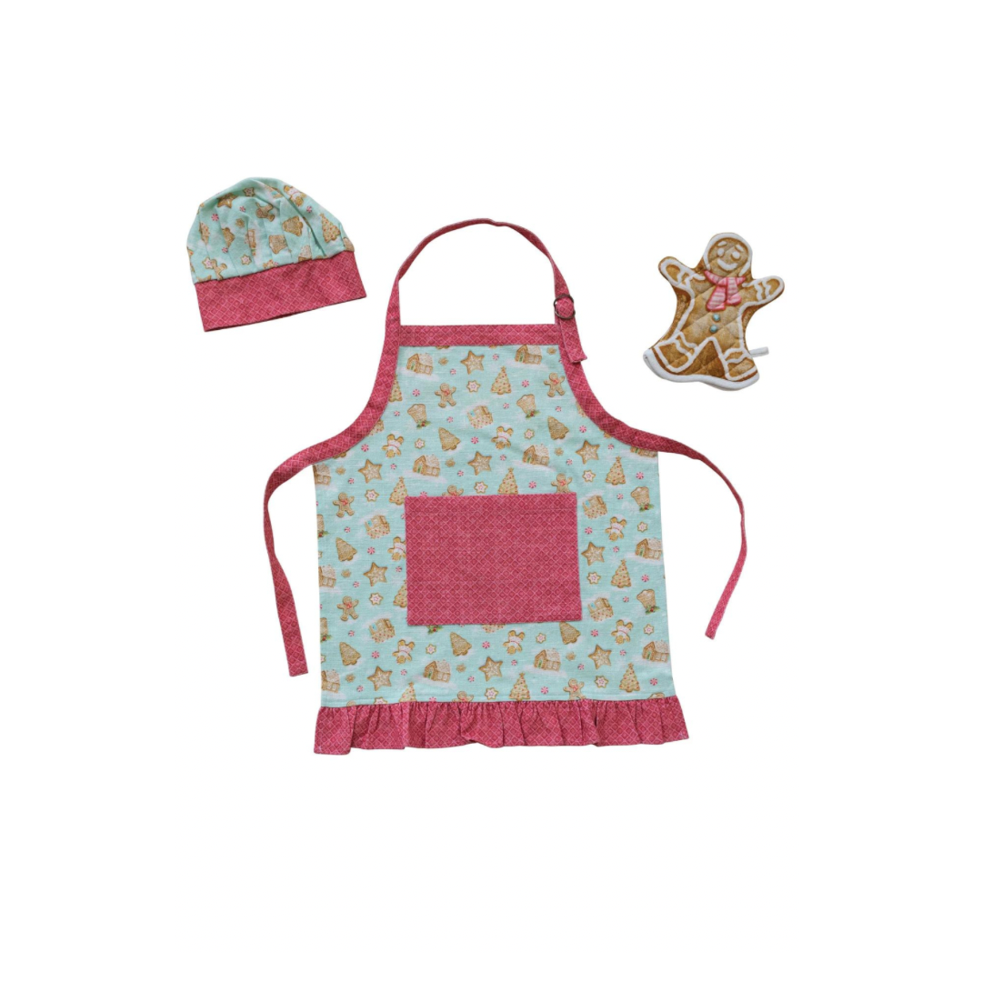 Gingerbread Child Apron