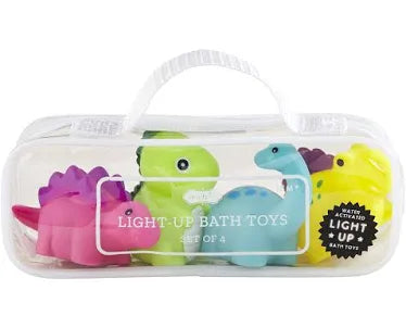 Dino Light Up Bath Toy Set