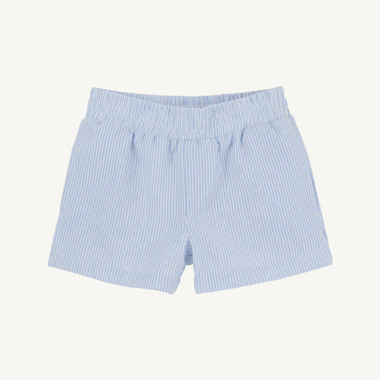 Sheffield Shorts- Seersucker Blue