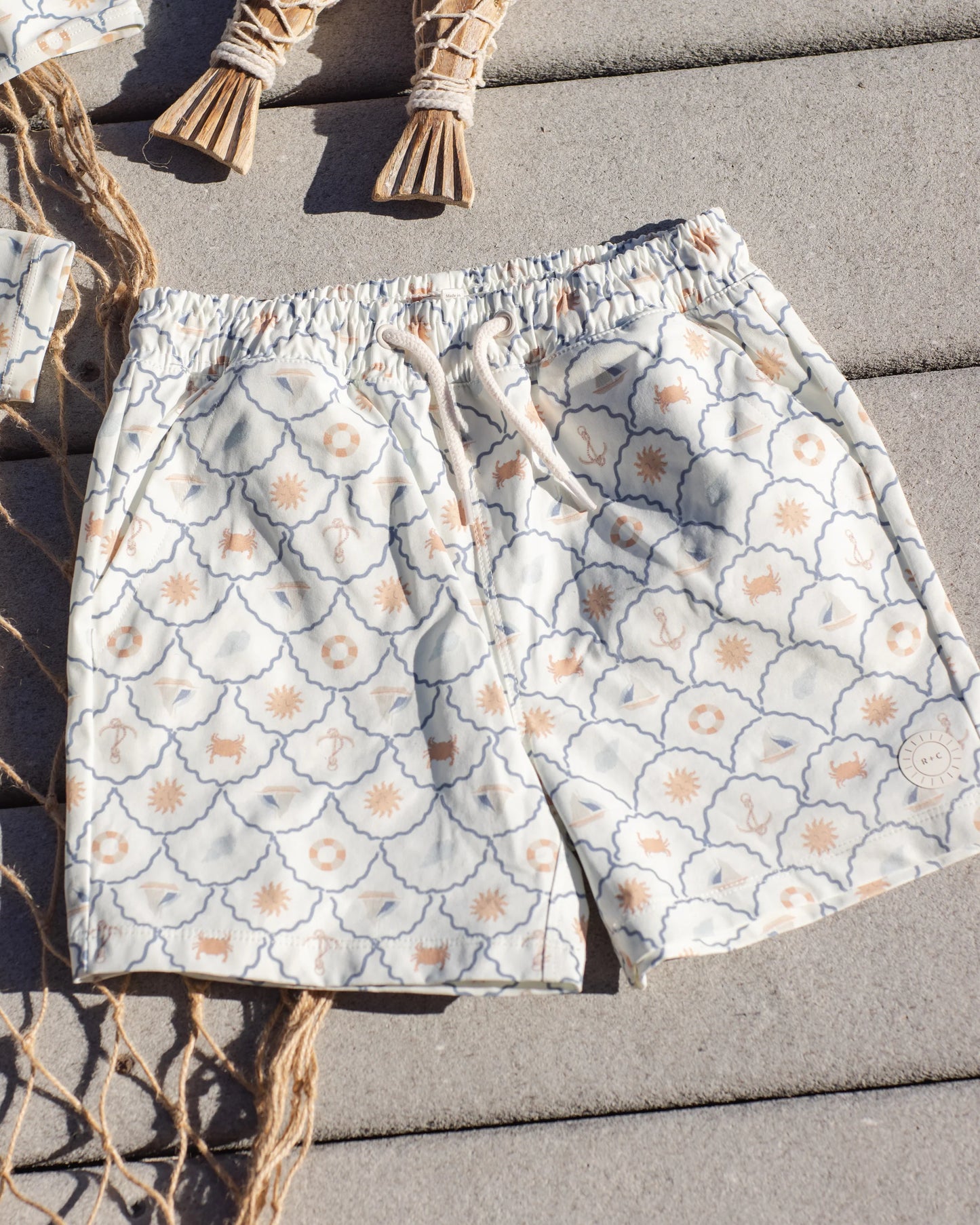 Boardshort- Nautical