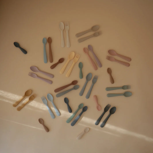 Mushie Toddler Starter Spoons 2pk