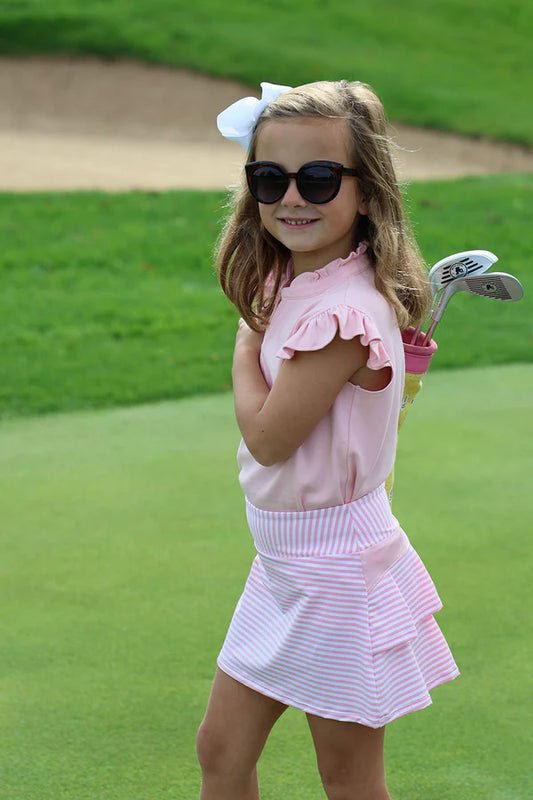 Rosie Ruffle Top- Pink