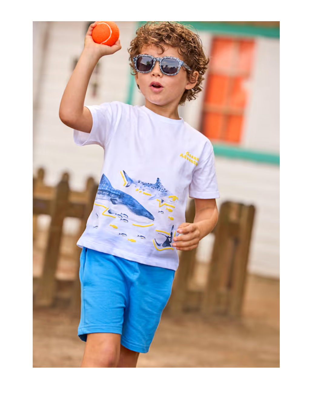 Shark Short Set- Blue 3610