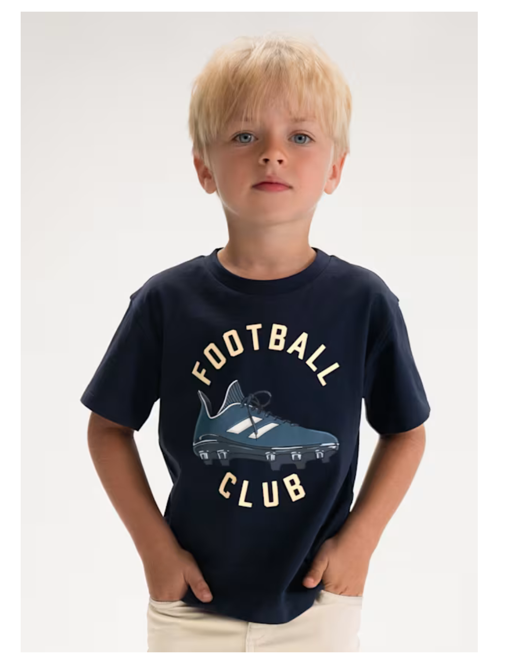 Football Club Shirt- Navy 3072