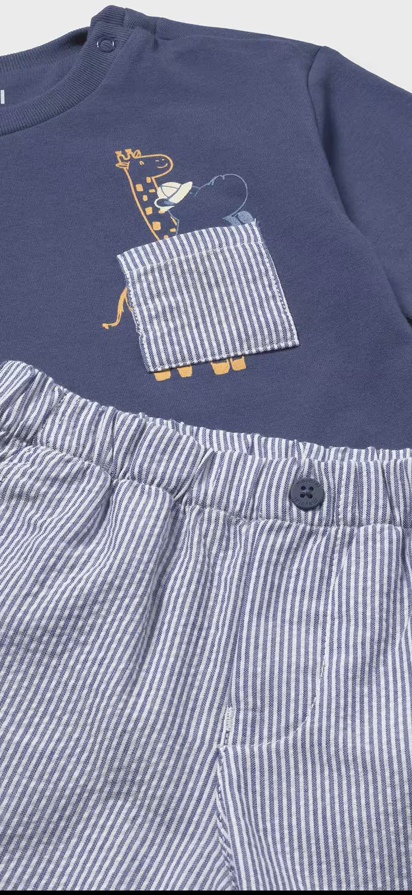 Bermuda Short Set- Blue 1228