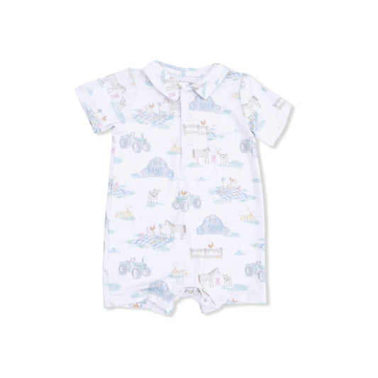 AD Polo Shortie- Farm Animal Party