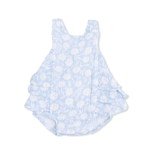 AD Ruffle Sunsuit- Western Daisies
