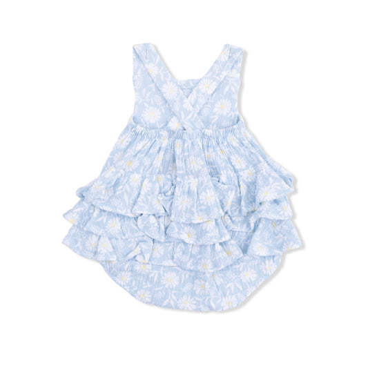 AD Ruffle Sunsuit- Western Daisies