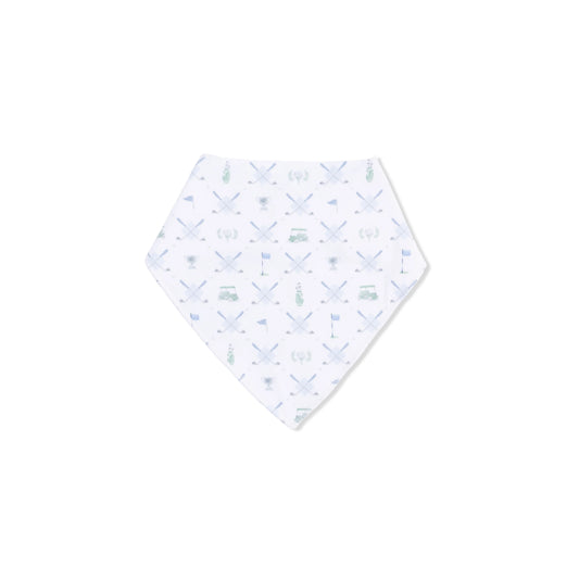AD Bib Bandana - Golf Trellis Blue