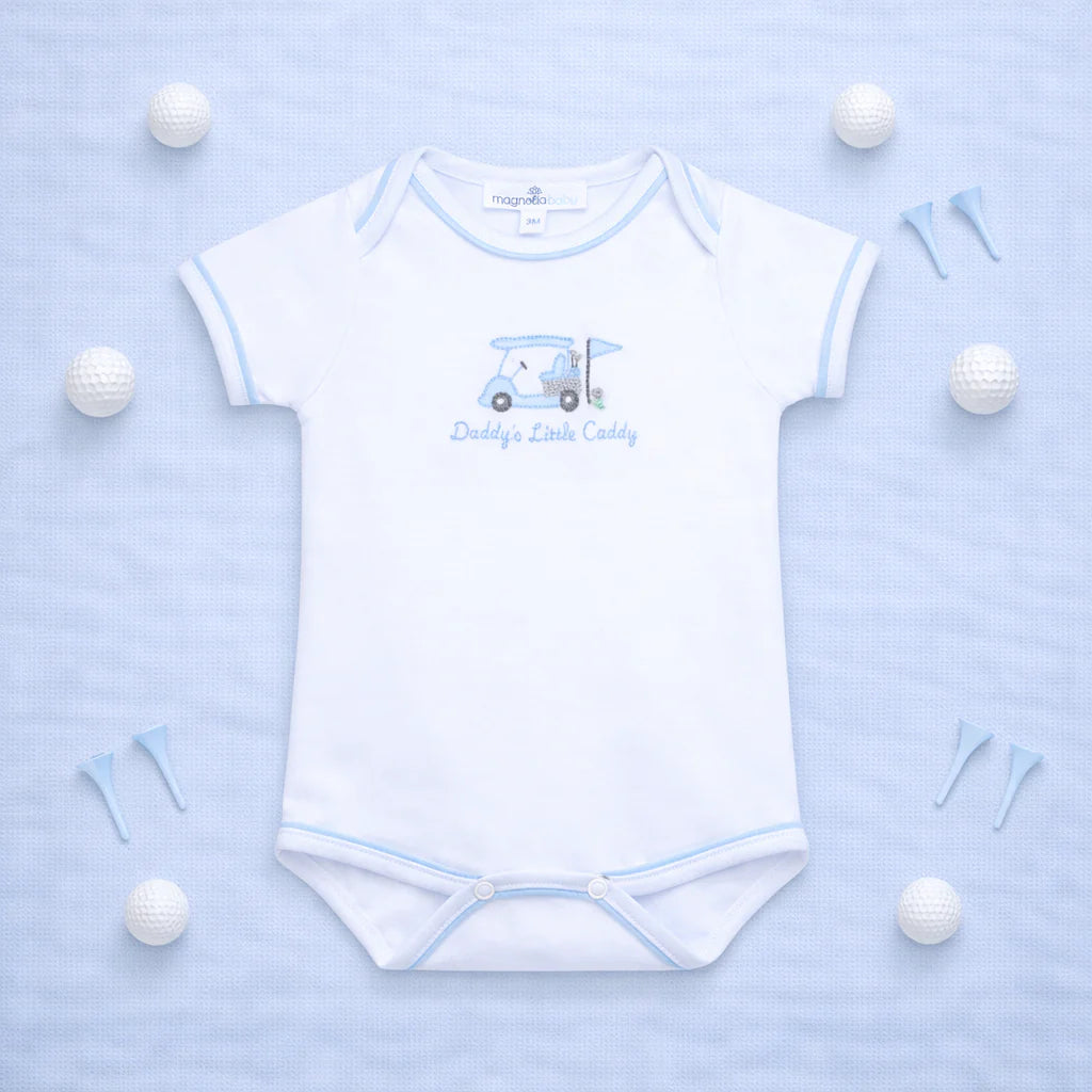 Little Golfer Bodysuit- Blue