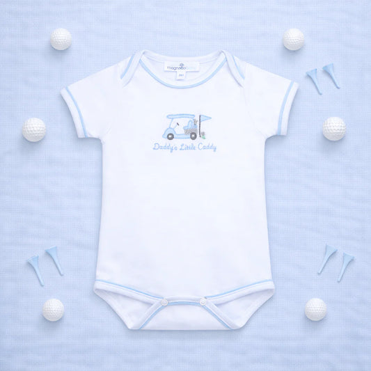 Little Golfer Bodysuit- Blue