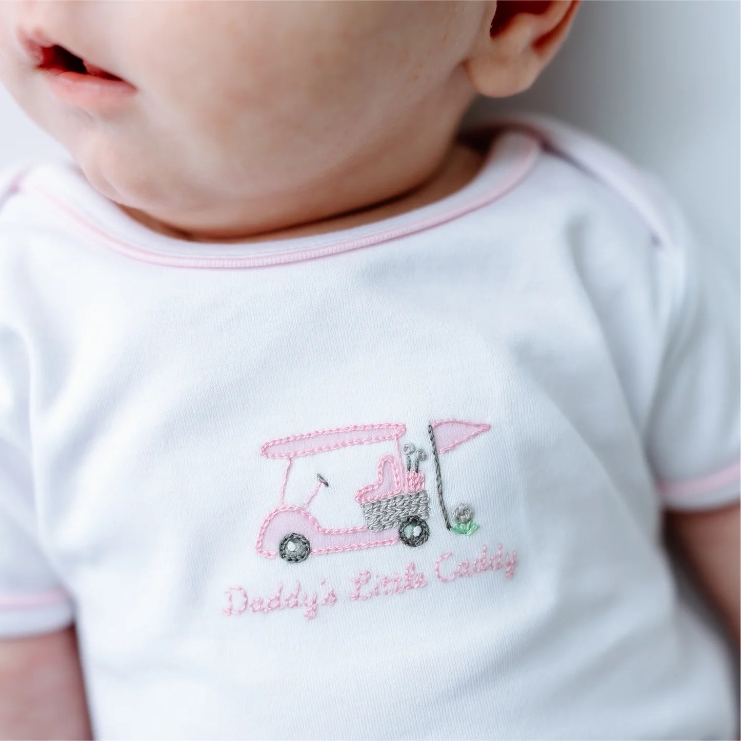 Little Golfer Bodysuit- Pink
