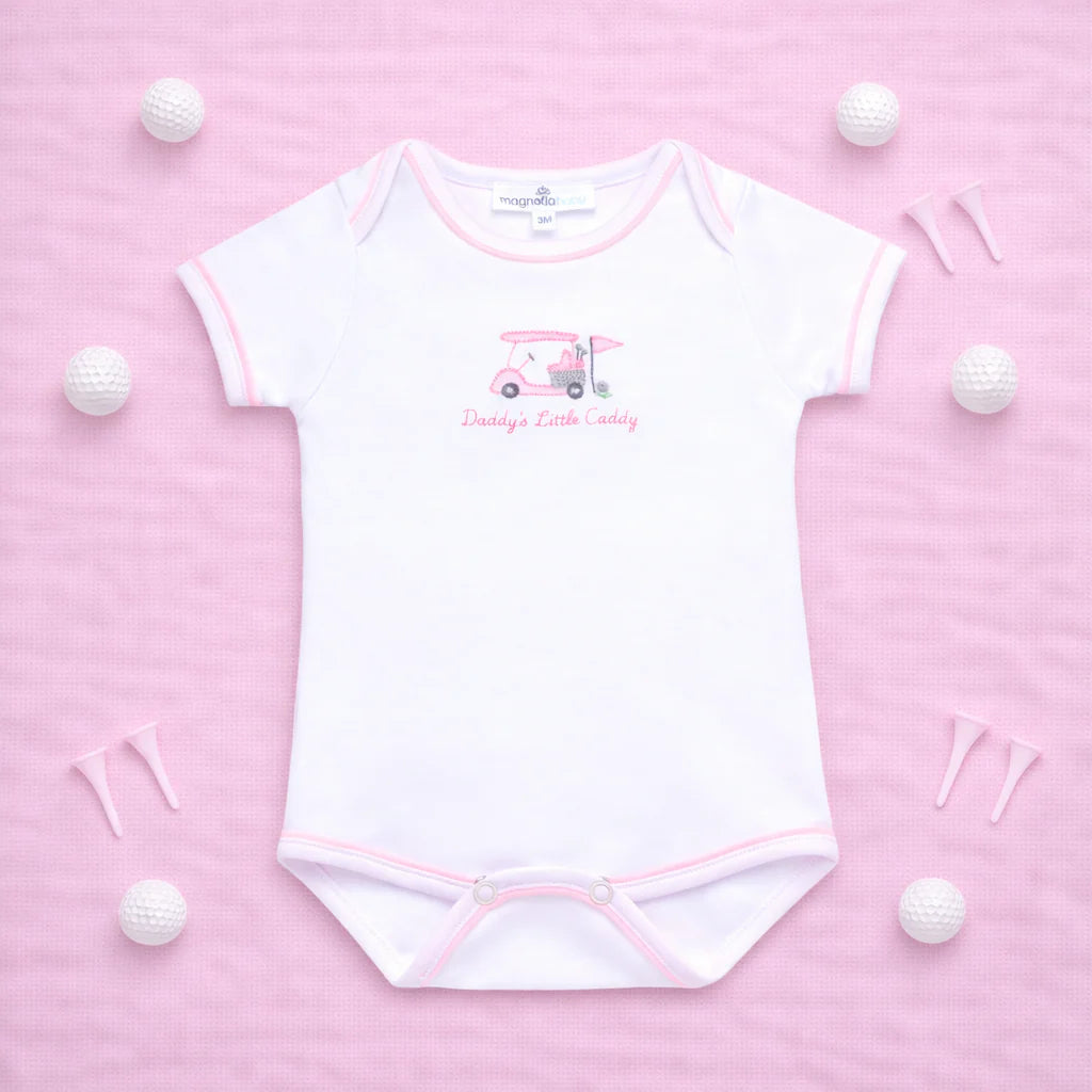 Little Golfer Bodysuit- Pink