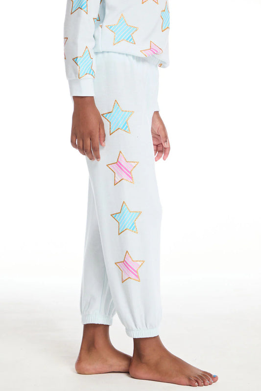 Slim Slouchy Pant - Star Party