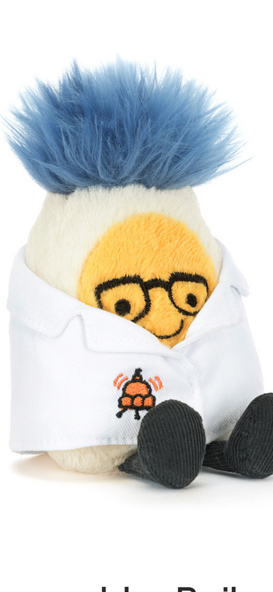 Amuseables Boiled Egg Scientist Outfit