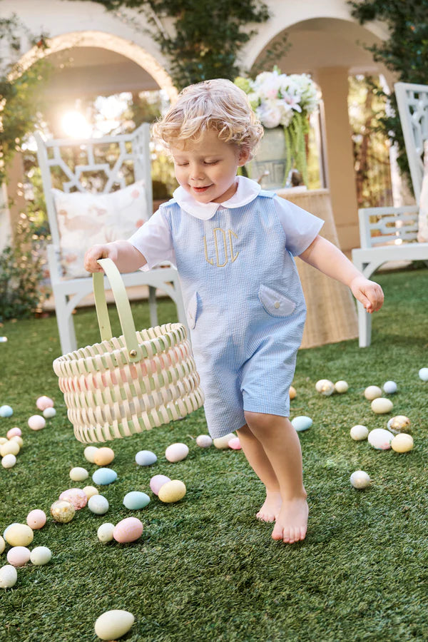 Prescott Jon Jon-Blue Seersucker/White