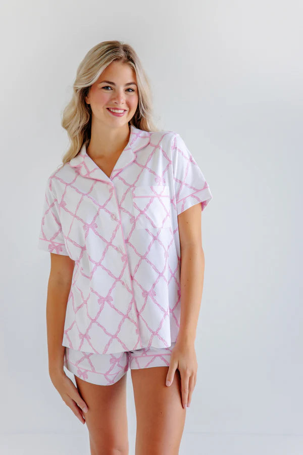 Let Me Lounge Short Set- Pink