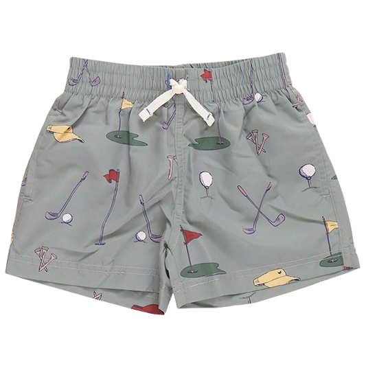 Boys Swim Trunk - Golf