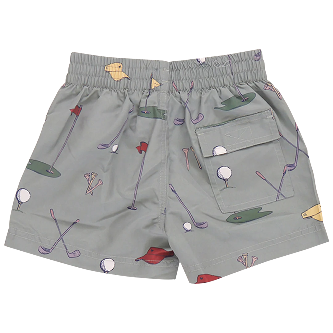 Boys Swim Trunk - Golf