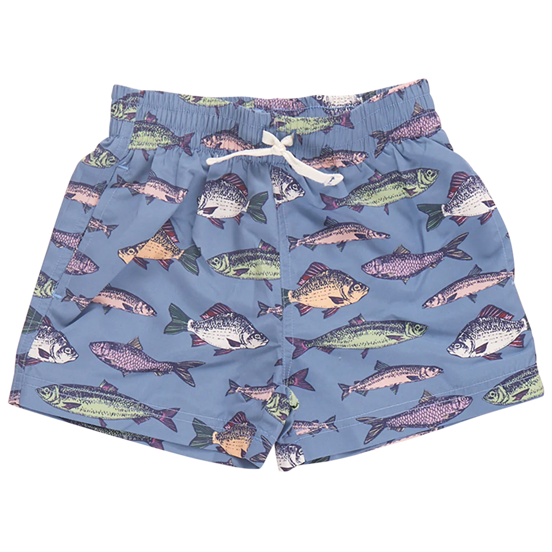 Boys Swim Trunk - Bluestone Fish