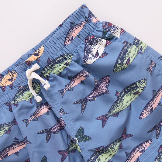 Boys Swim Trunk - Bluestone Fish