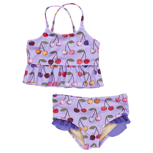 Joy Tankini - Lavender Cherry