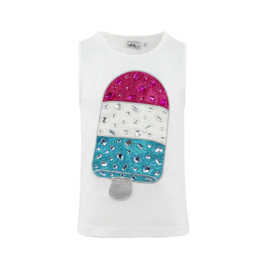 Gems Ice Cream Tank- White