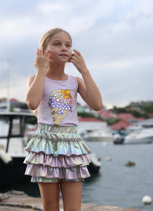 Gems Ice Cream Tank- Lilac