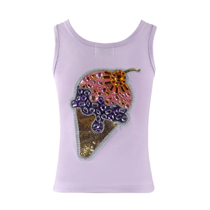 Gems Ice Cream Tank- Lilac
