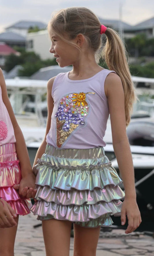 Gems Ice Cream Tank- Lilac