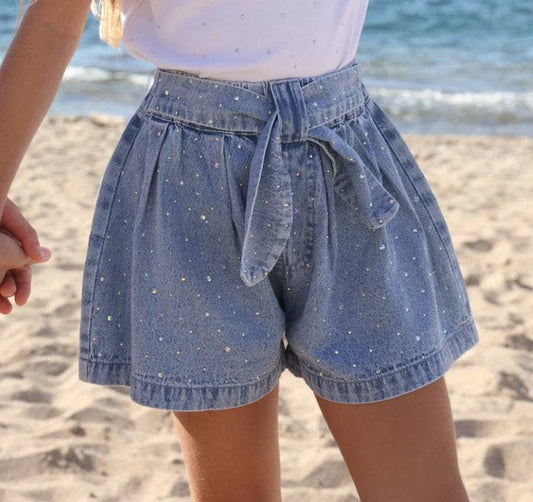 Sparkle Denim Short