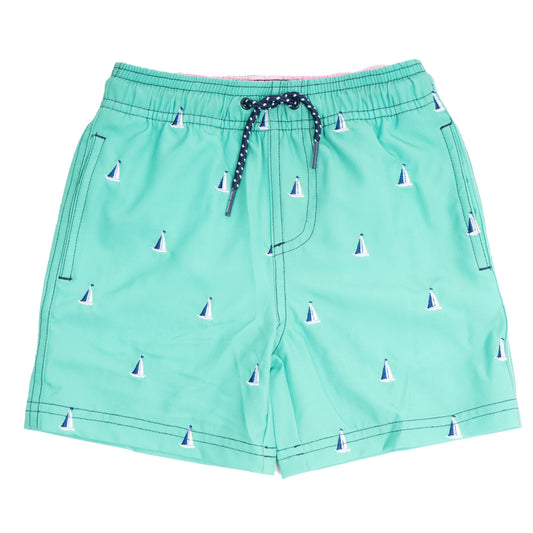 Swim Trunk - Sailboat