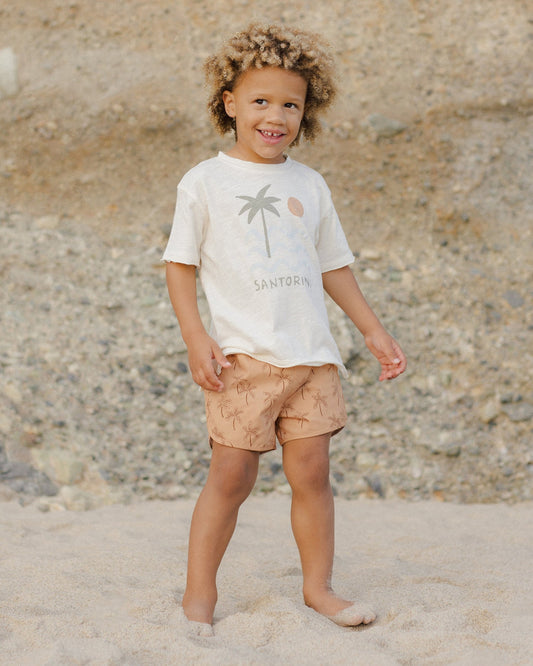 R+C Swim Trunk - Palms