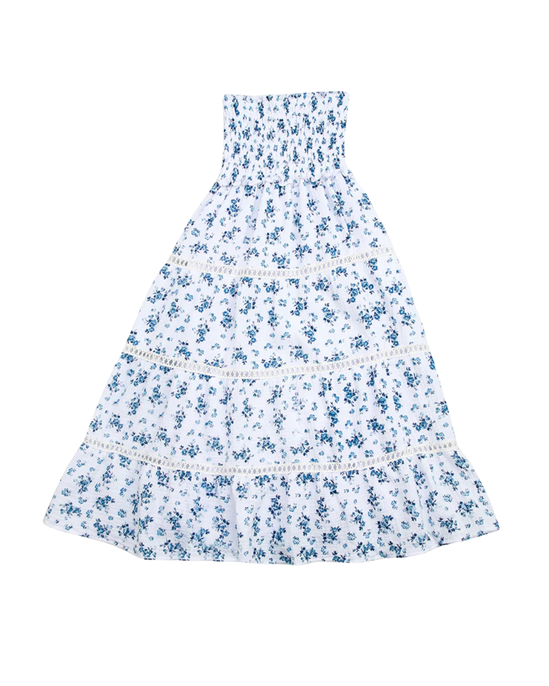 White Floral Maxi Dress