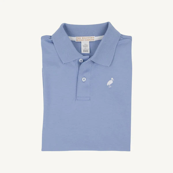 Prim & Proper Polo- Periwinkle