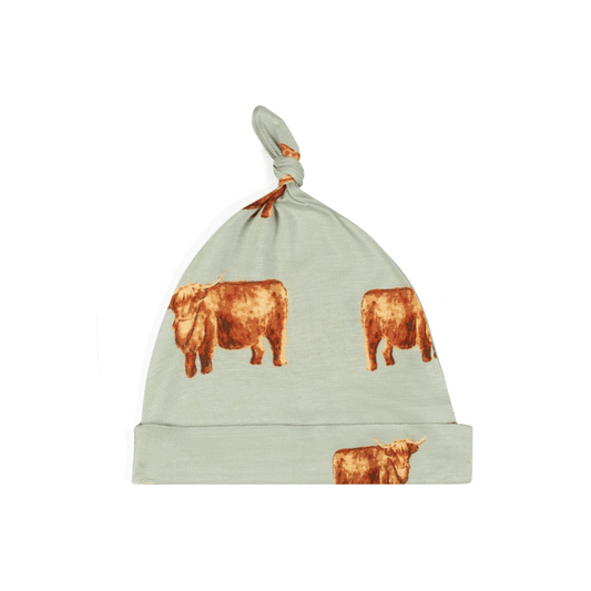 MB Knotted Hat - Highland Cow