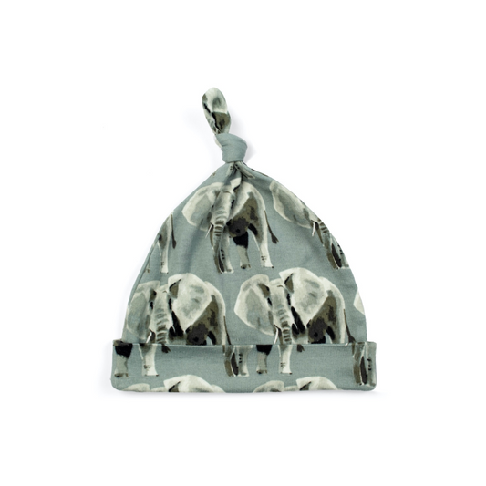 MB Knotted Hat - Grey Elephant