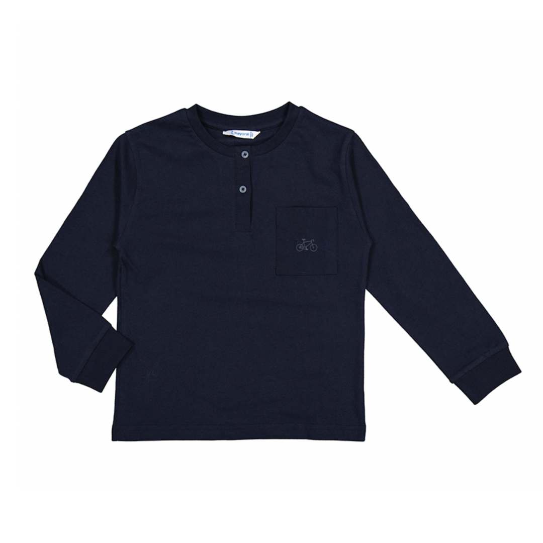 Navy Long Sleeve Tee