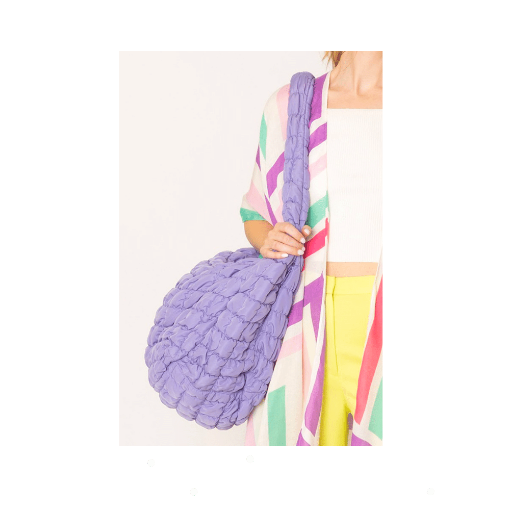 Quilted Puffer Cloud Bag