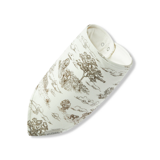 MB Kerchief Bib - Country Toile