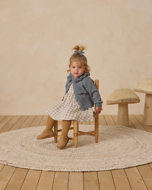 Simone Dress- Blue Plaid