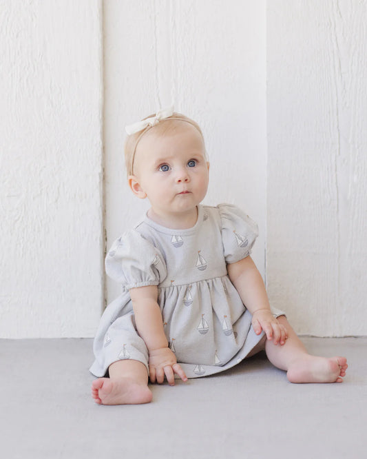 QM Darla Dress - Sailboats