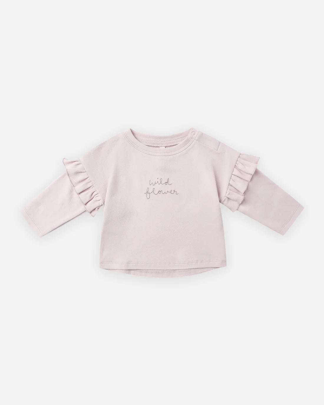 QM Ruffle Tee + Pant- Wild Flower/Garden