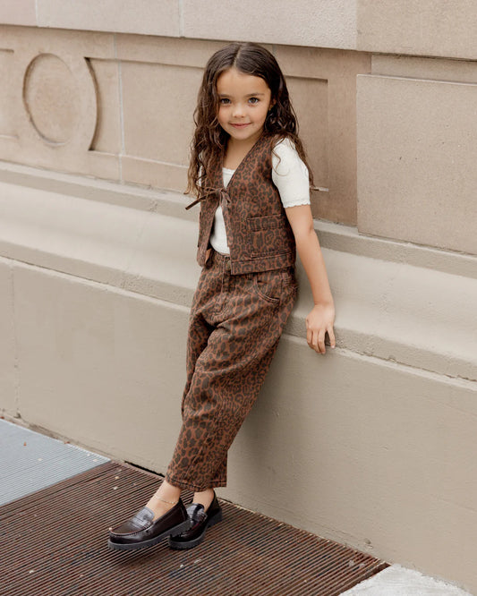 R+C Barrel Pant- Leopard