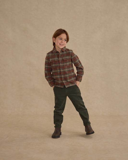 Flannel Shirt- Holiday Plaid