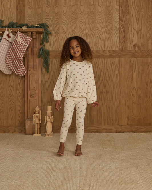 Knit Set- Ruby Ditsy