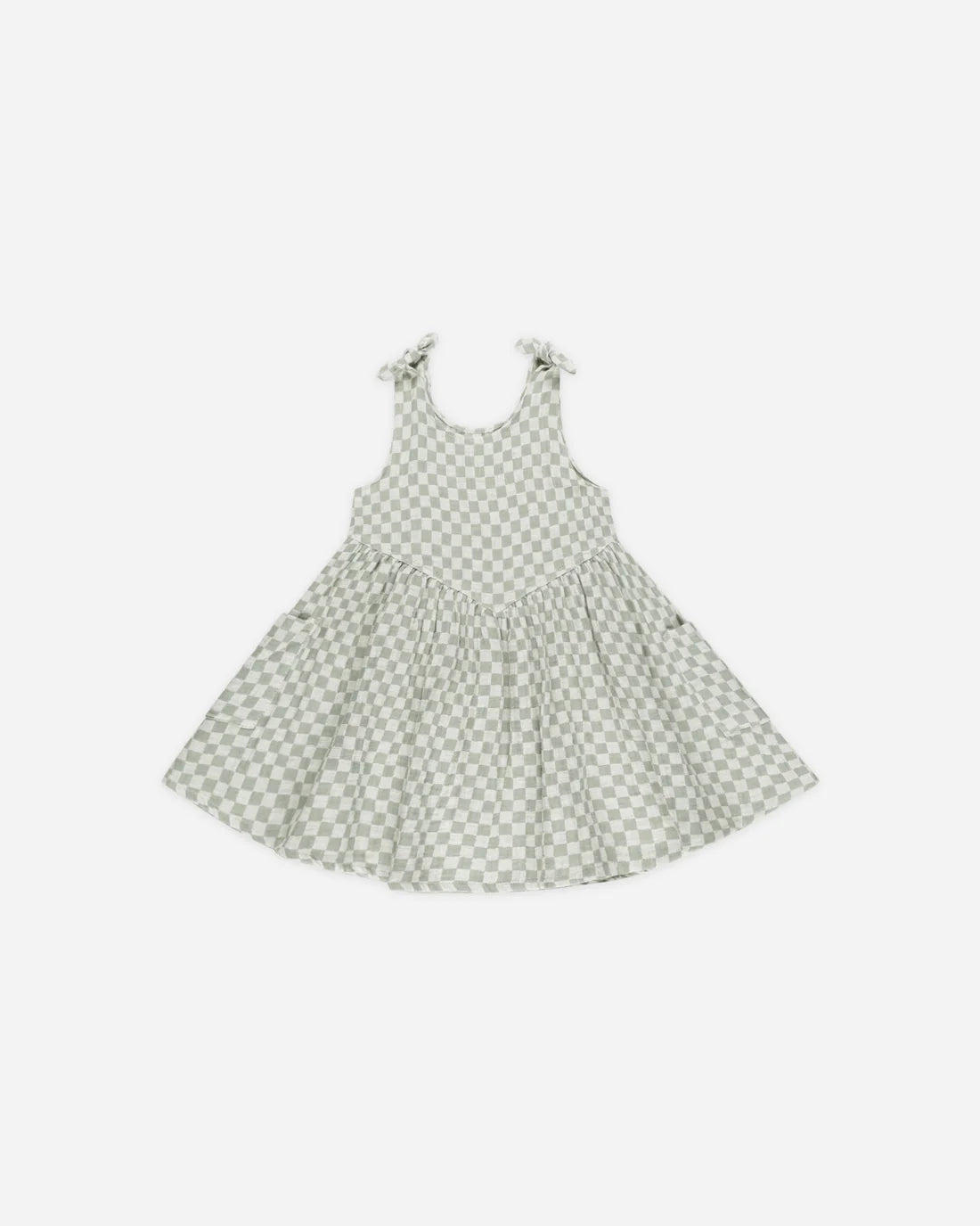 R+C Summer Dress - Sage Check